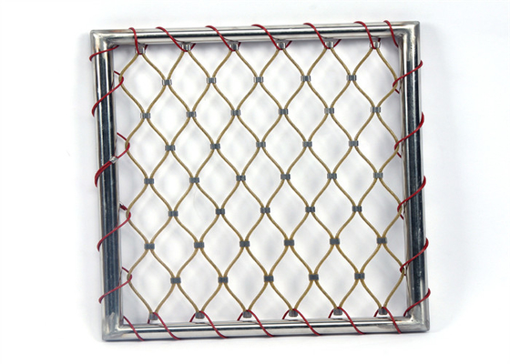 Seil-Masche AISI304 Diamond Strongest Type Tend Knotteds SS für Zoo-Einschließung