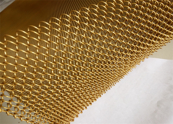 5x5mm beweglicher Mesh Screen Curtain Stainless Steel dekorativer Draht für Hotel-Fenster